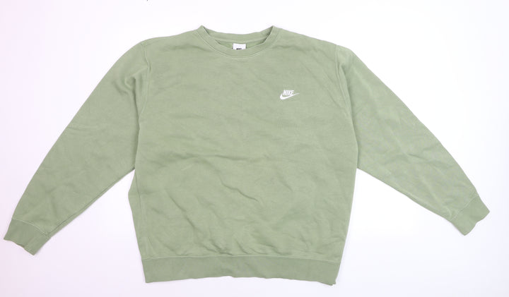 Nike Men's Green XL Crew Neck Pullover Sweatshirt
