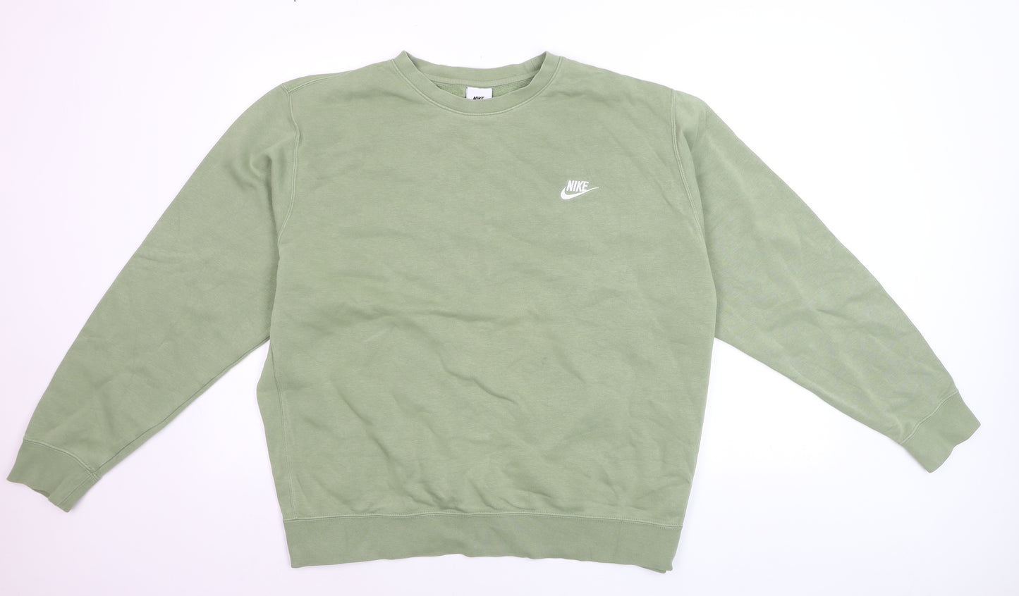 Nike Men's Green XL Crew Neck Pullover Sweatshirt