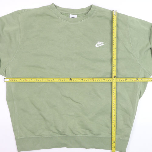 Nike Men's Green XL Crew Neck Pullover Sweatshirt