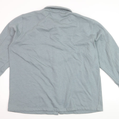 Tokyo Laundry Men’s Grey XL Button-Up Casual Shirt Long Sleeve Cotton Blend