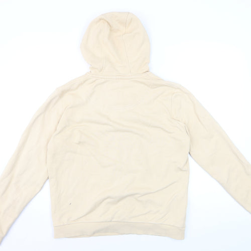 Jack Murphy Women's Beige Full Zip Hoodie UK 14 Cotton Casual