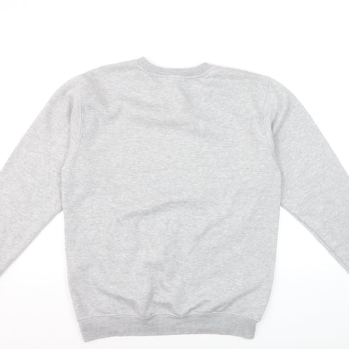 Boohoo Women's Grey 'Chicago' Pullover Sweatshirt Size S