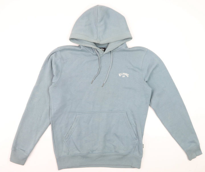 Billabong Men's Blue Pullover Hoodie Size M Fleece Logo Sweatshirt