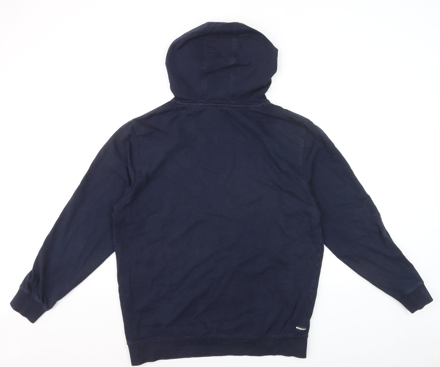 Weekend Offender Men's Blue Pullover Hoodie M Cotton Logo Sweatshirt