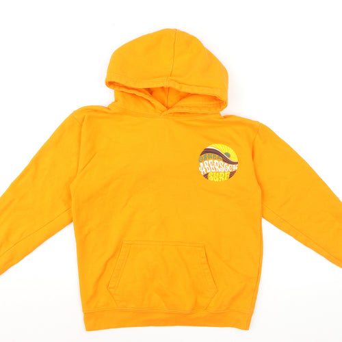 O'Shea Boys Orange Pullover Hoodie XXL Surf Graphic Cotton Blend