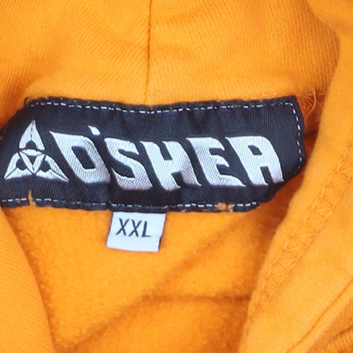 O'Shea Boys Orange Pullover Hoodie XXL Surf Graphic Cotton Blend