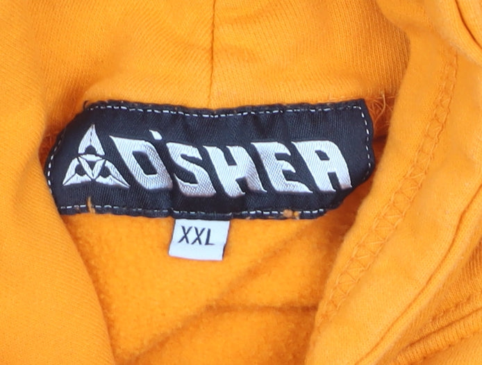 O'Shea Boys Orange Pullover Hoodie XXL Surf Graphic Cotton Blend