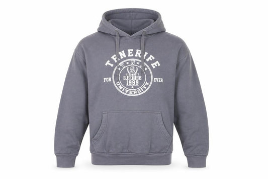 SAFON Boys Grey Pullover Hoodie Tenerife University Print XL Cotton Blend