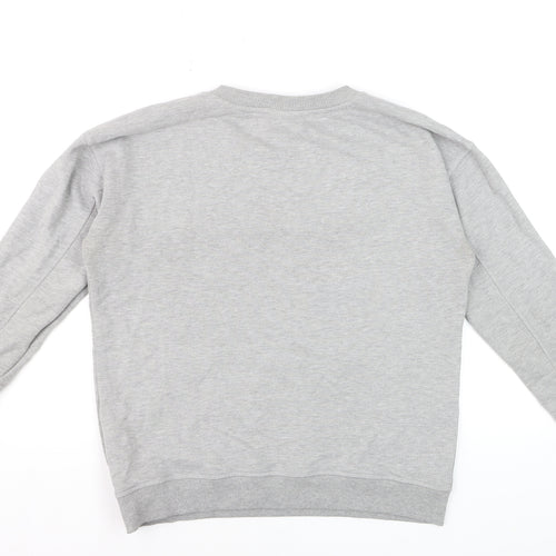 IVY PARK Men's Grey Crew Neck Pullover Sweatshirt M