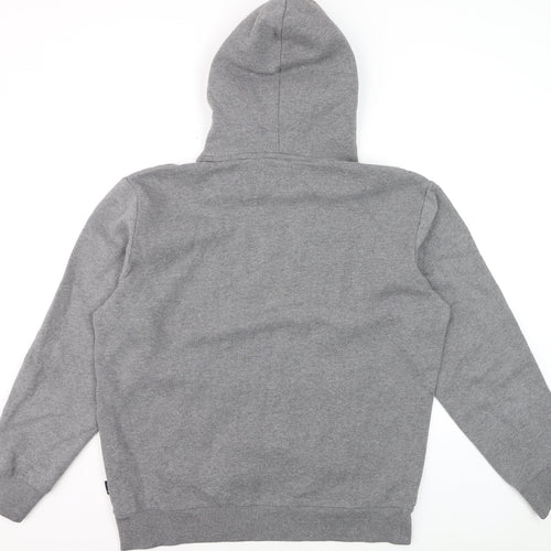 Superdry Men’s Grey 2XL Pullover Hoodie Graphic Fleece Sweatshirt