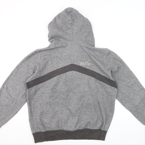 Nike Men's Grey Elite 1/2 Zip Hoodie Size L Athletic Fit