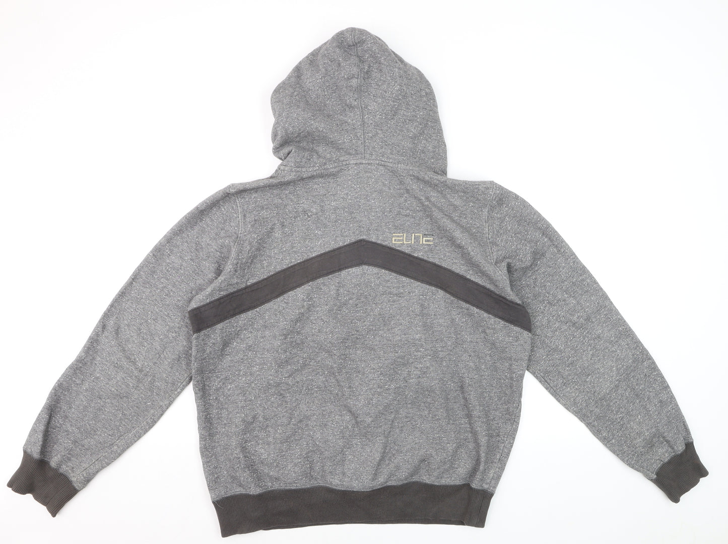 Nike Men's Grey Elite 1/2 Zip Hoodie Size L Athletic Fit