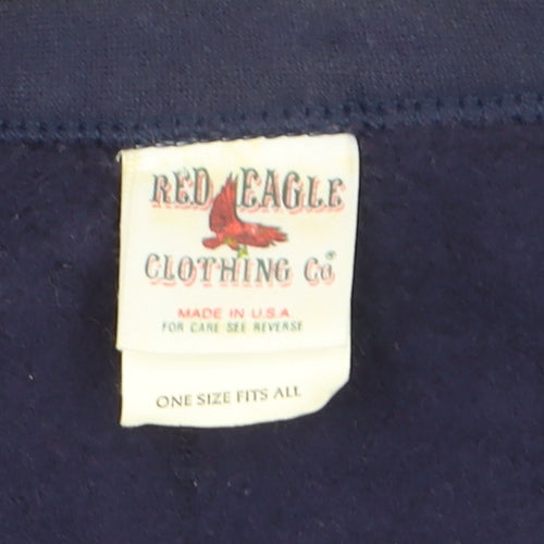 Red Eagle Womens Blue Floral V-Neck Cardigan One Size