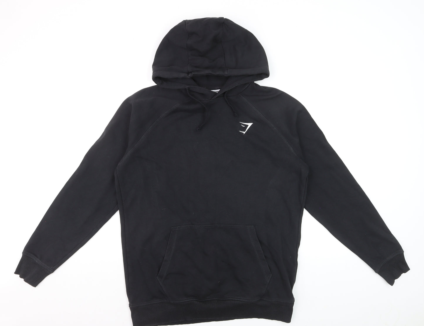 Gymshark Men's Black Pullover Hoodie Size M Regular Fit
