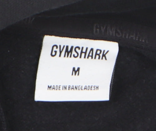 Gymshark Men's Black Pullover Hoodie Size M Regular Fit