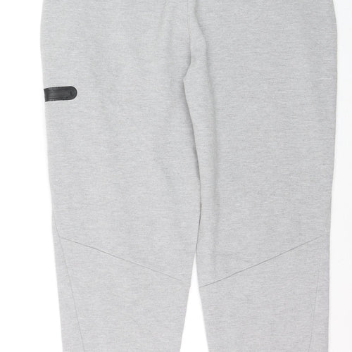 Russell Athletic Men’s Grey Jogger Trousers Size L 36in Regular Fit