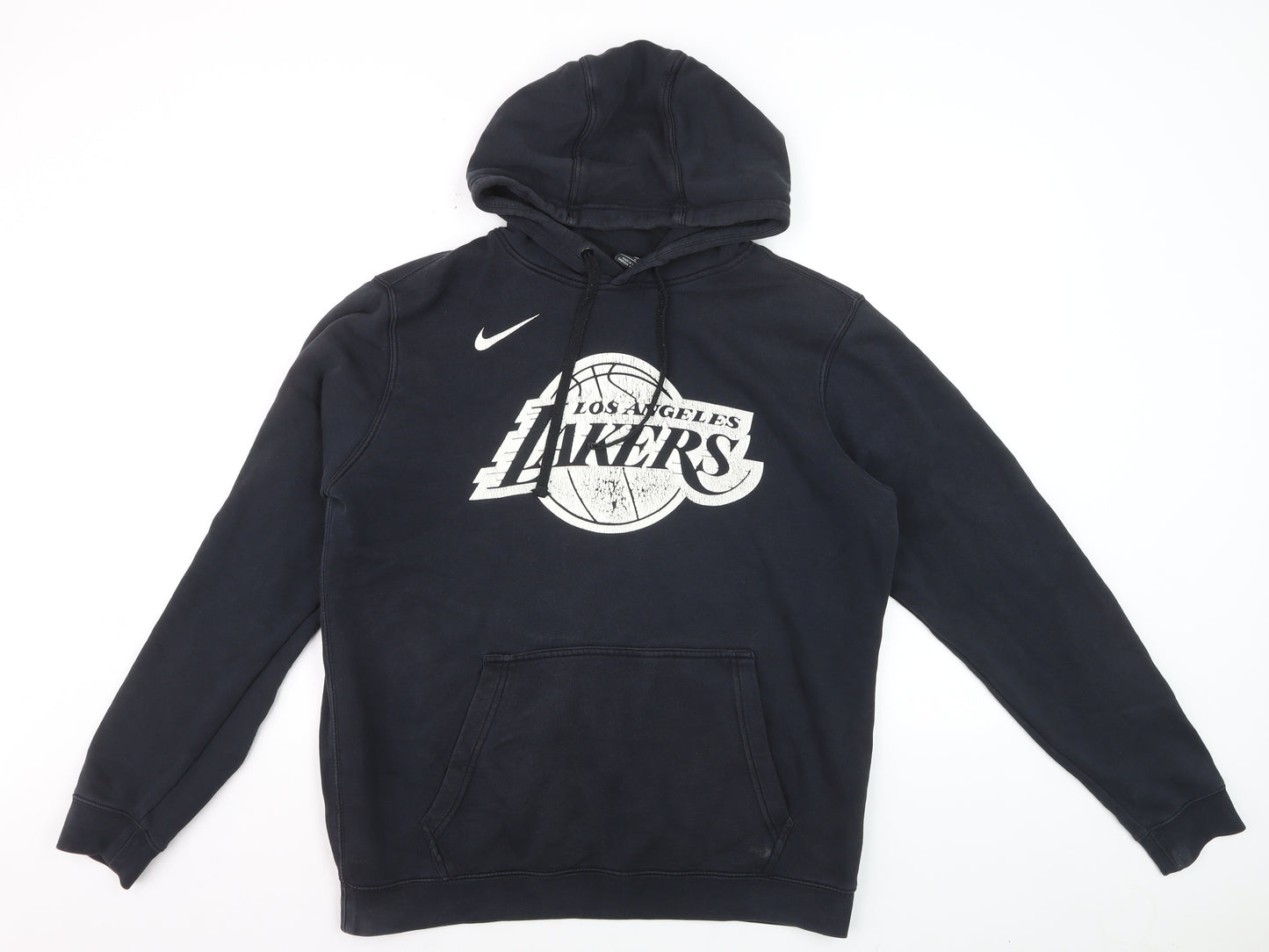 Nike Men's Black Los Angeles Lakers Pullover Hoodie L Sports Fleece