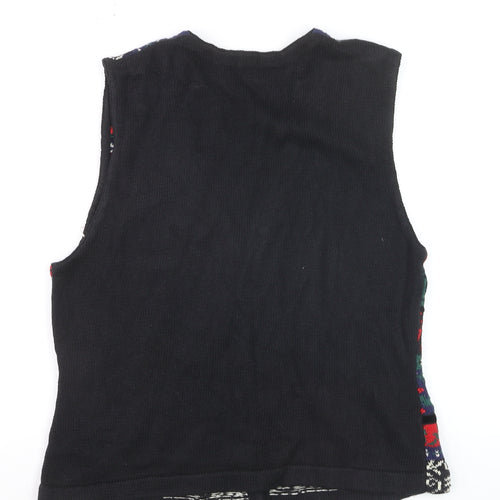 Susan Bristol Men's Multicoloured Fair Isle Knit Sleeveless Vest M