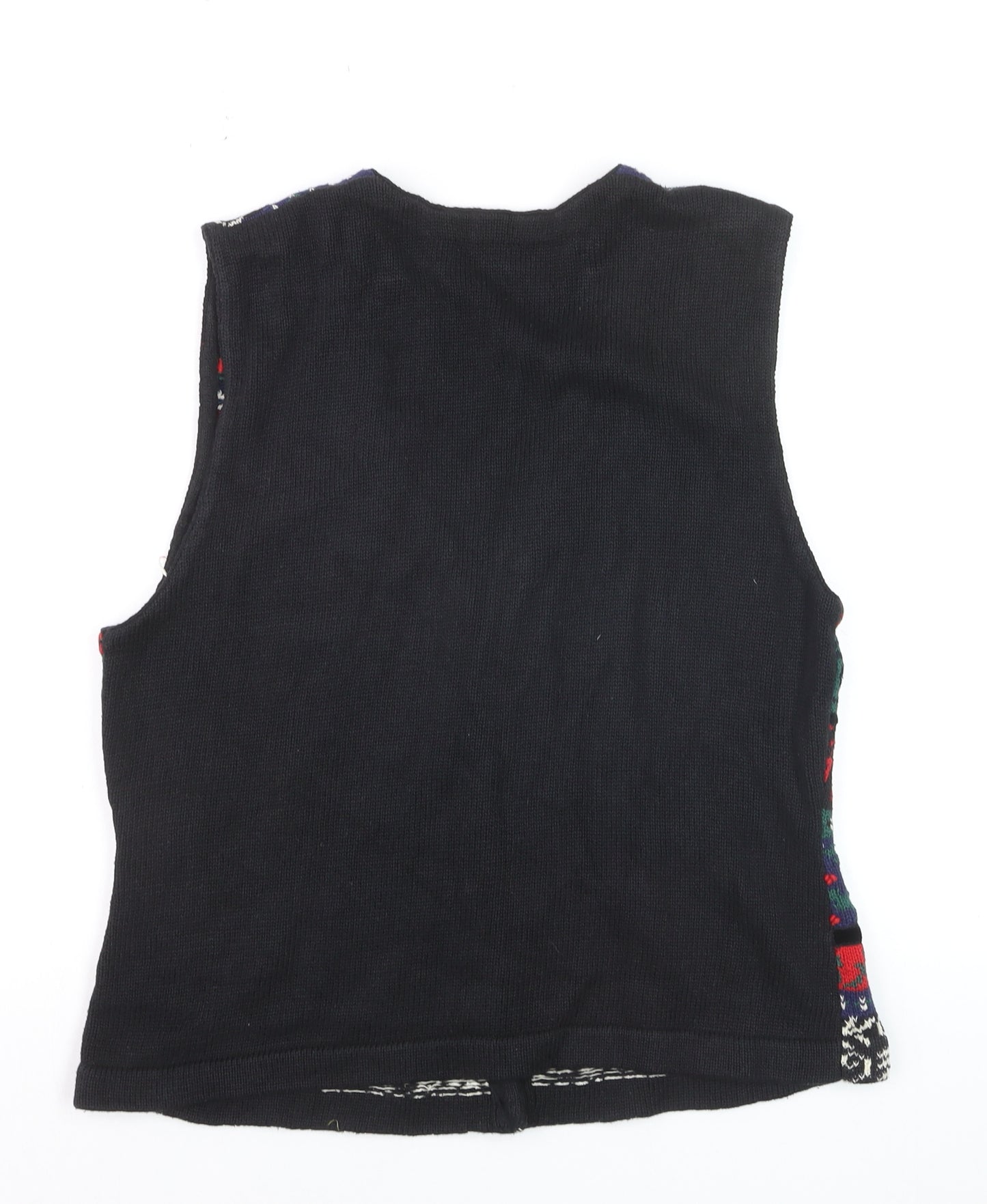 Susan Bristol Men's Multicoloured Fair Isle Knit Sleeveless Vest M