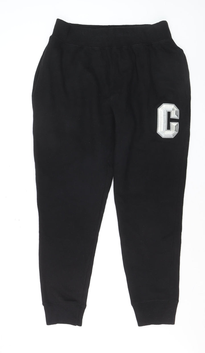 Champion Men's Black Reverse Weave Fleece Joggers Size L