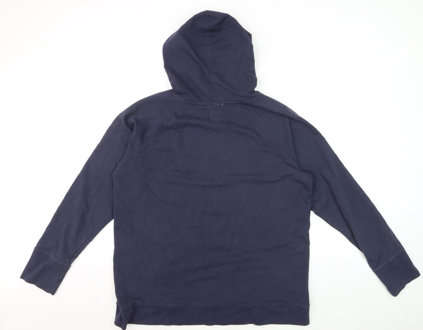 Champion Men's Navy Blue Pullover Hoodie XL Cotton Blend Logo