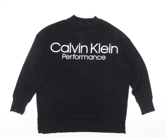 Calvin Klein Performance Men's Black M Crew Neck Pullover Sweatshirt