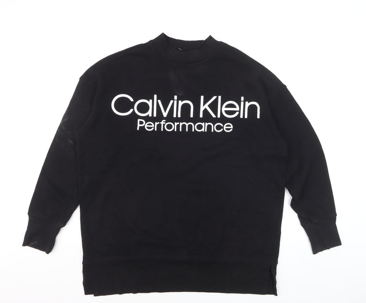 Calvin Klein Performance Men's Black M Crew Neck Pullover Sweatshirt