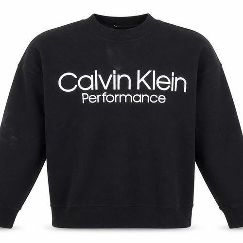 Calvin Klein Performance Men's Black M Crew Neck Pullover Sweatshirt