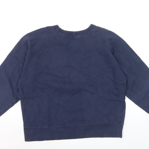 NFL For Her Chicago Bears Navy Blue Cotton Sweatshirt Women's L