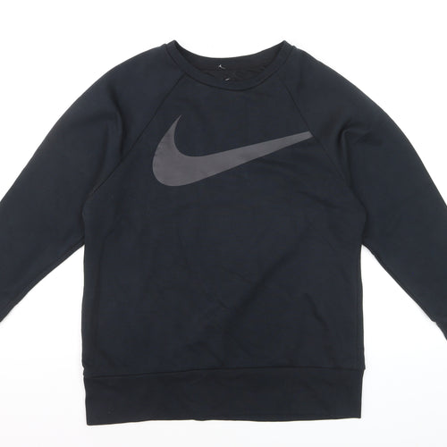 Nike Men's Black Dri-Fit Pullover Sweatshirt XS Athletic Fit