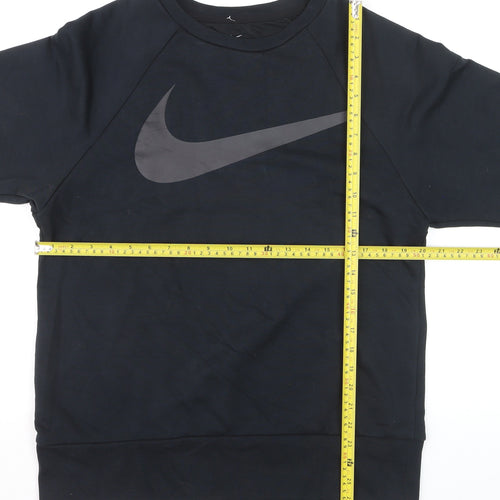 Nike Men's Black Dri-Fit Pullover Sweatshirt XS Athletic Fit