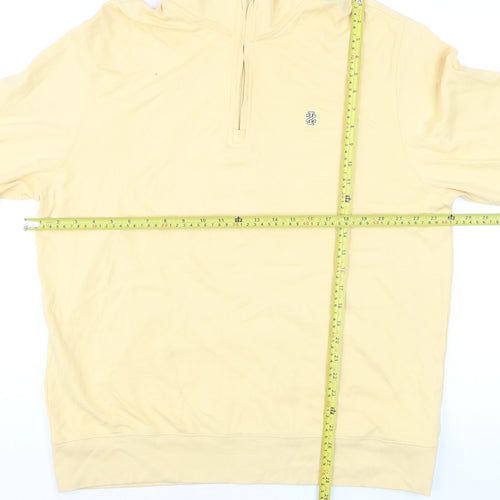 IZOD Men’s Beige XL 1/2 Zip Cotton Golf Sweatshirt