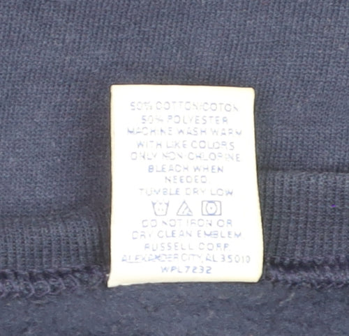 Russell Athletic Mens Navy Blue XL Pullover Sweatshirt Watauga Wrestling