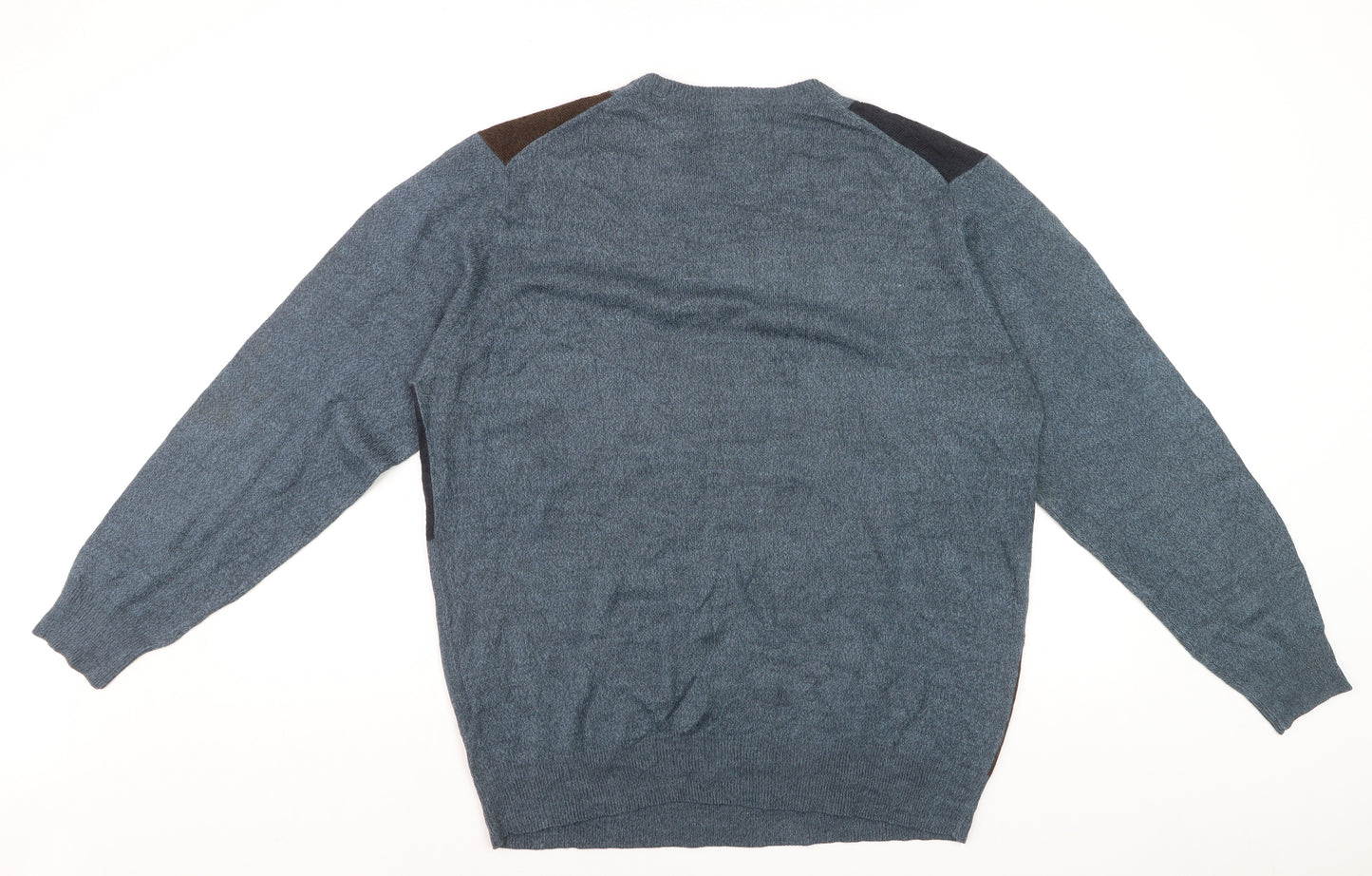 Dockers Mens Multicoloured L Knit Crew Neck Pullover Jumper