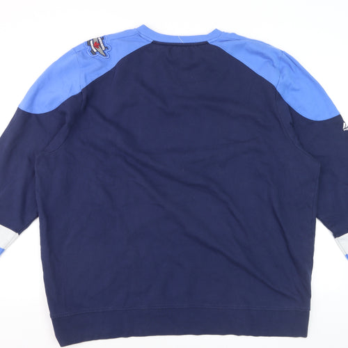 Majestic Men’s Blue 2XL NHL Sports Sweatshirt Regular Fit