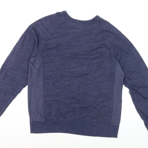 Champion Men's Blue Crew Neck Pullover Sweatshirt Size L