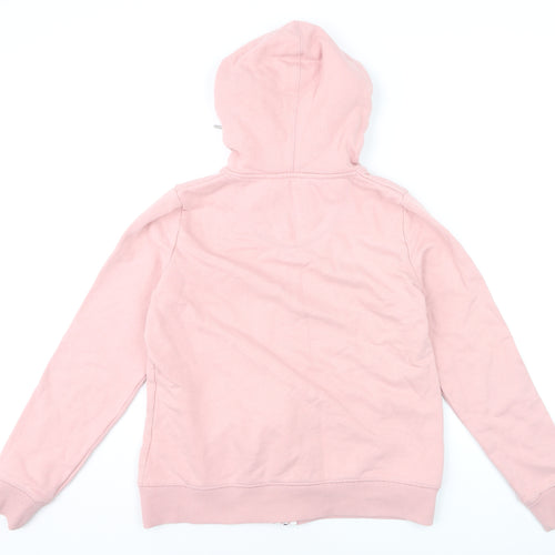 Crew Clothing Company Pink Full Zip Women's Hoodie Size 12