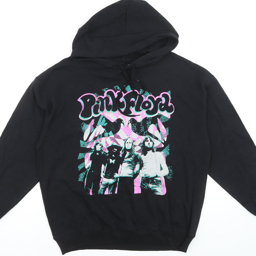 Pink Floyd Mens Black XL Pullover Hoodie Graphic Print Cotton Blend