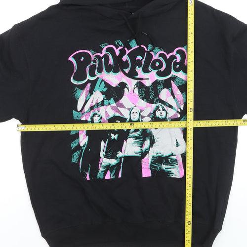 Pink Floyd Mens Black XL Pullover Hoodie Graphic Print Cotton Blend