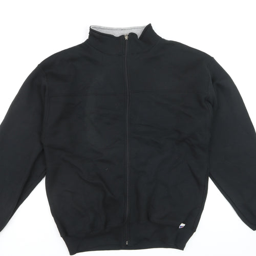 Russell Athletic Men's Black Full Zip Fleece Sweatshirt M
