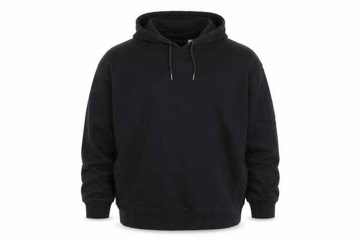 Puma Men's Black Pullover Hoodie XL Fleece Cotton Blend