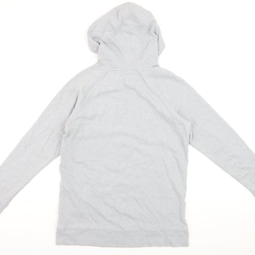 Champion Mens Grey Small Pullover Hoodie Logo Athletic Sweatshirt