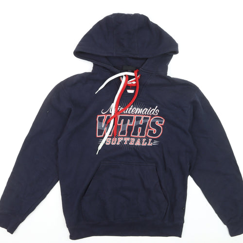 Pennant Men’s Blue Pullover Hoodie M Sports Graphic Fleece