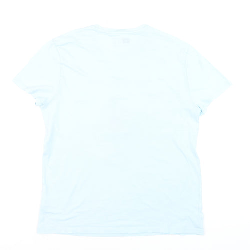 Comic Relief Mr. Grumpy Blue Cotton Women's XS T-Shirt