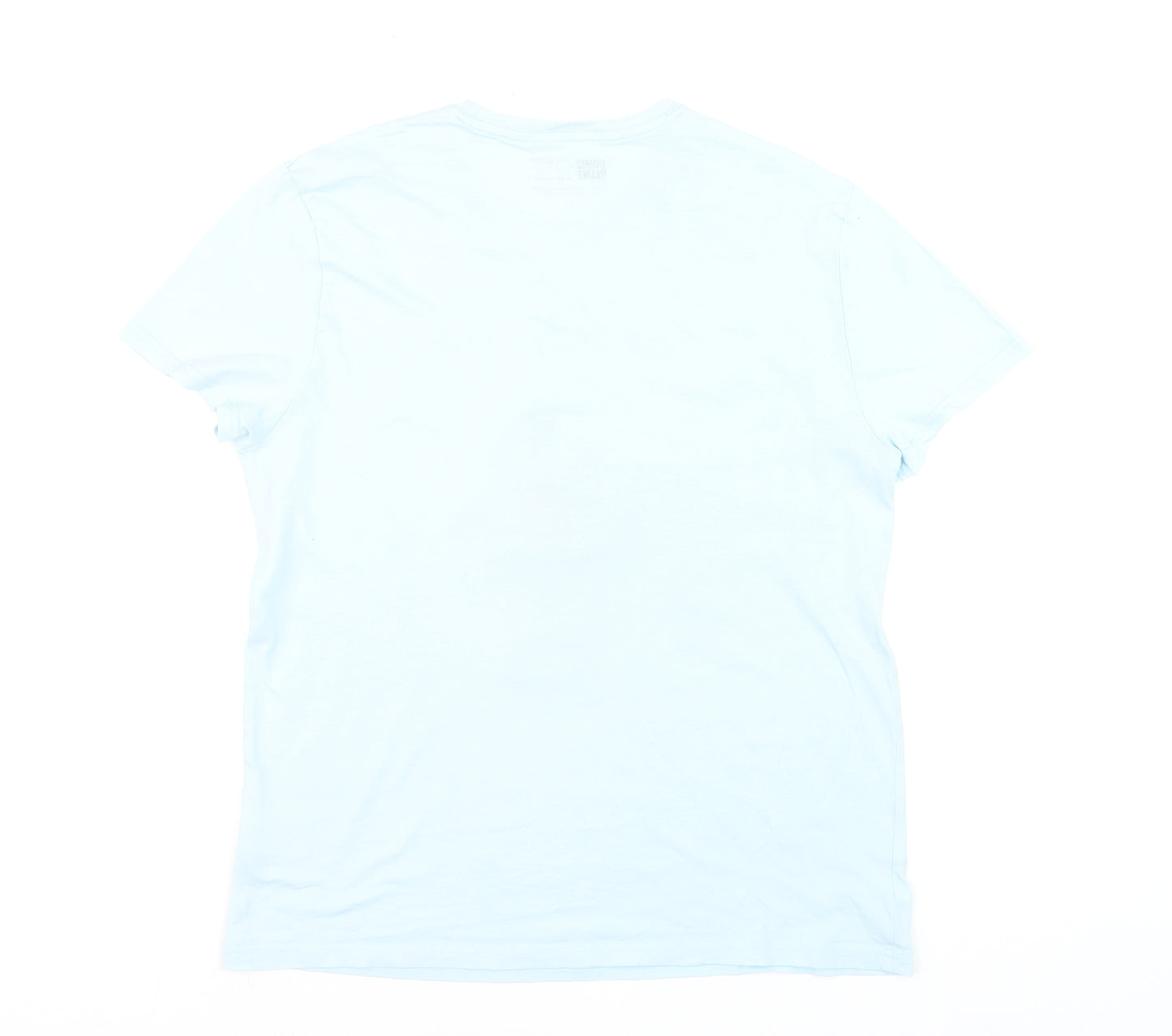 Comic Relief Mr. Grumpy Blue Cotton Women's XS T-Shirt