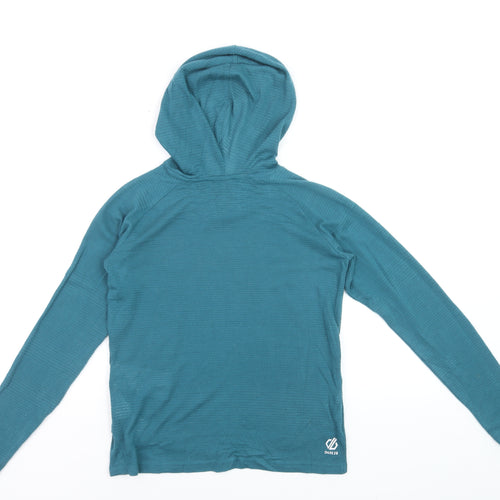 Dare 2B Women's Blue Size 10 Lightweight Hooded Pullover