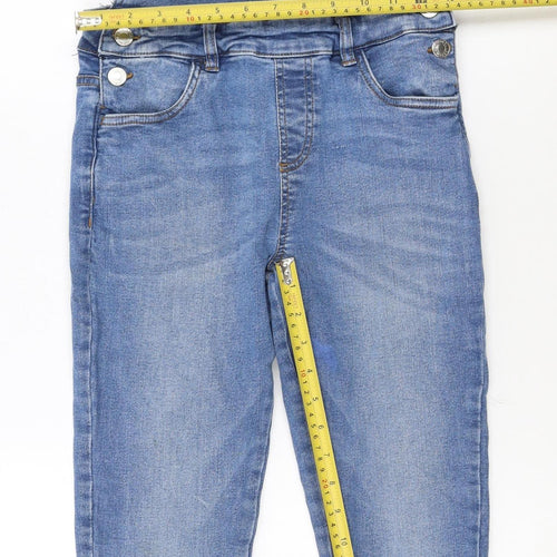 River Island Girls Blue Denim Dungarees 12 Years Adjustable Straps