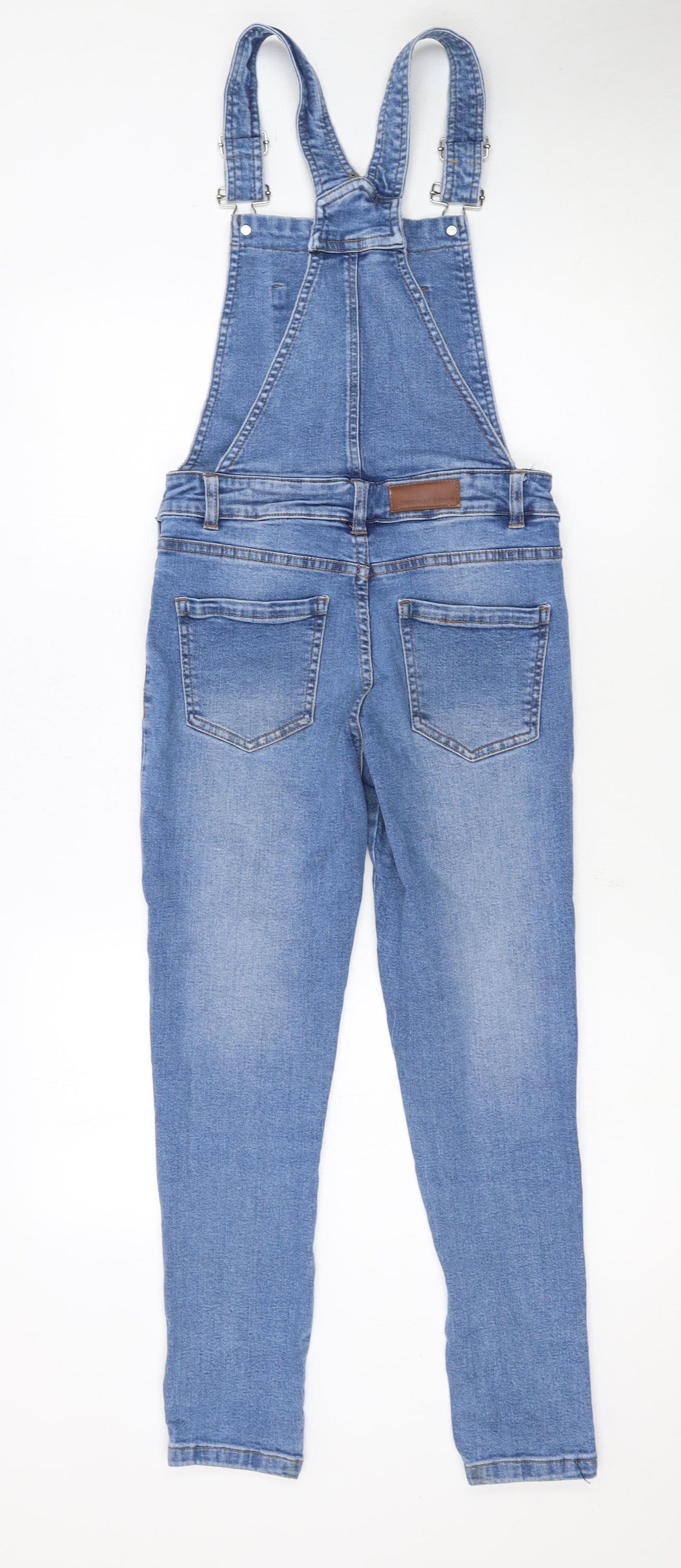 River Island Girls Blue Denim Dungarees 12 Years Adjustable Straps