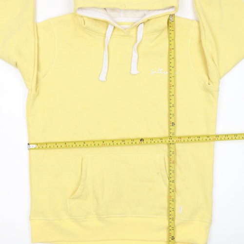 Saltrock Women Yellow Pullover Hoodie Size S Cotton Blend