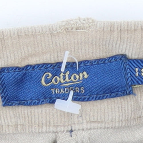 Cotton Traders Women's Beige Corduroy Chino Trousers Size 18
